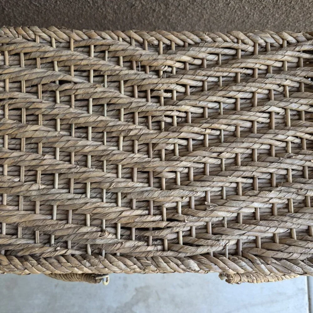 Picnic Basket Crate & Barrel New Vintage Never Used